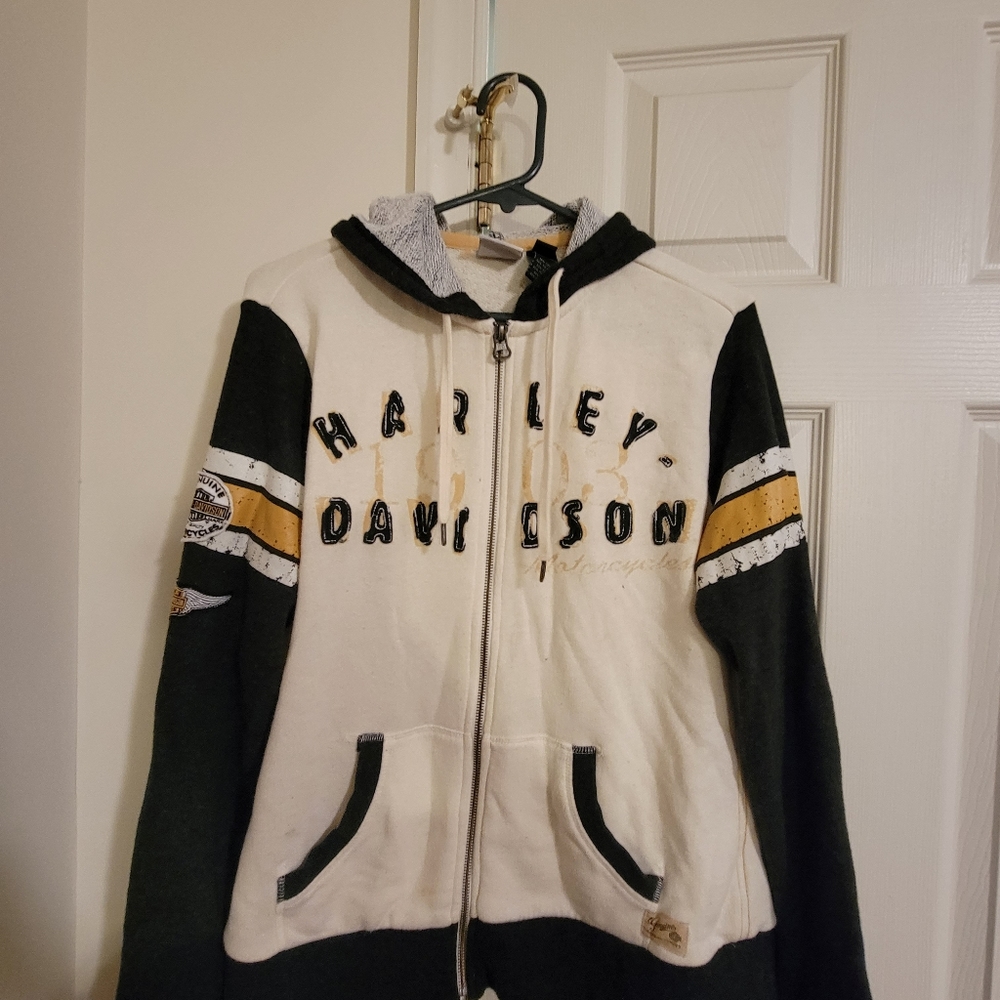 Harley Davidson zip up sweatshirt